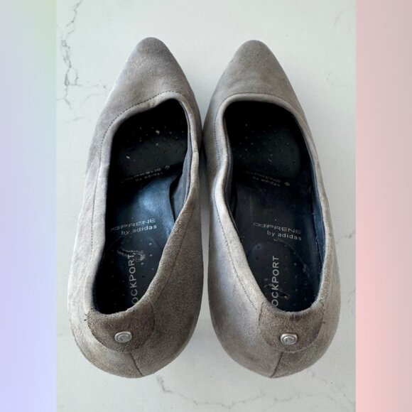 Rockport Grey Suede Heels – Size 7 - Picture 3 of 5